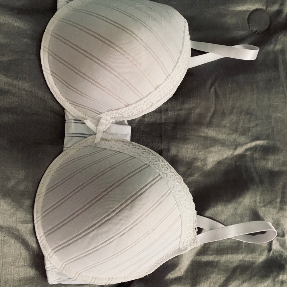 White bra.